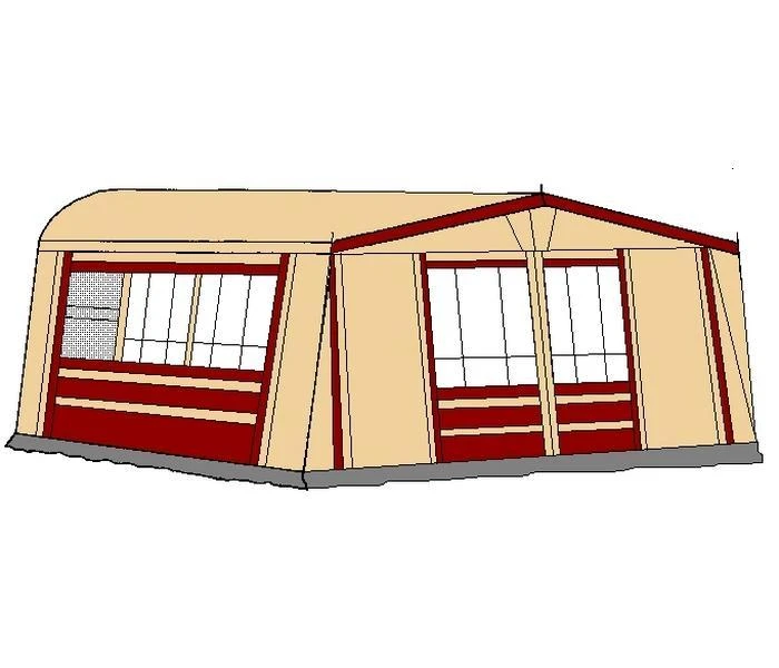 Te Velde Voortent Prelude 350 Cm Bordeaux 3 Te Velde Voortent Prelude 350 Cm Bordeaux