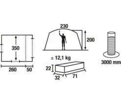 High Peak Bustent Tour. -Winkel Caravanaccessoires 14154 1 high peak bustent tour tekening 9