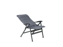 Crespo Kampeer Standen Stoel AP-238 Xl Air-deluxe Grijs Kleur 86 -Winkel Caravanaccessoires 17 5 crespo kampeerstoel ap 238 xl air de luxe kleur 86 grijs