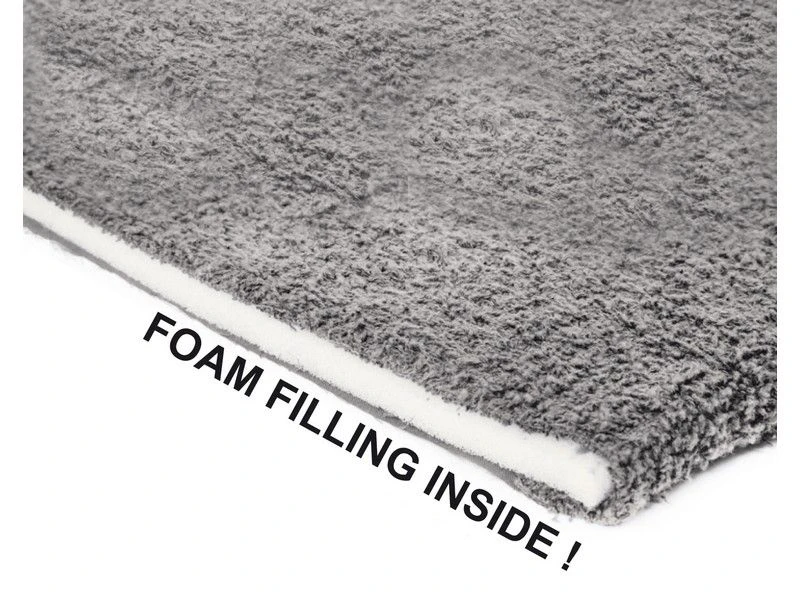 Bo Camp Badstof Stoelhoes Gepolsterd L Donker Grijs 4 Bo Camp Badstof Stoelhoes Gepolsterd L Donker Grijs - Afbeelding 2