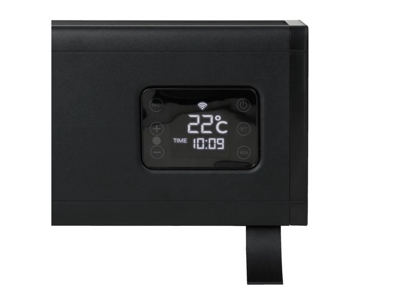 Eurom Alutherm Baseboard 1000 Black Elektrische Convector Kachel 7 Eurom Alutherm Baseboard 1000 Black Elektrische Convector Kachel - Afbeelding 5