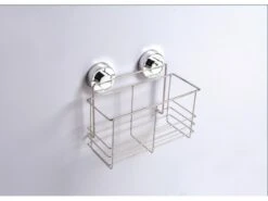 Kampa Chroome Zuignap Opbergmandje -Winkel Caravanaccessoires 39 2 kampa chroome zuignap opbergmandje