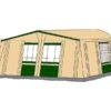Te Velde Voortent + Uitbouw Prelude 250 Cm Groen -Winkel Caravanaccessoires 8 tevelde voortent prelude groen 250 rechts