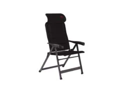 Crespo Kampeer Standen Stoel Ap-235 Air-deluxe Compact Zwart Kleur 80