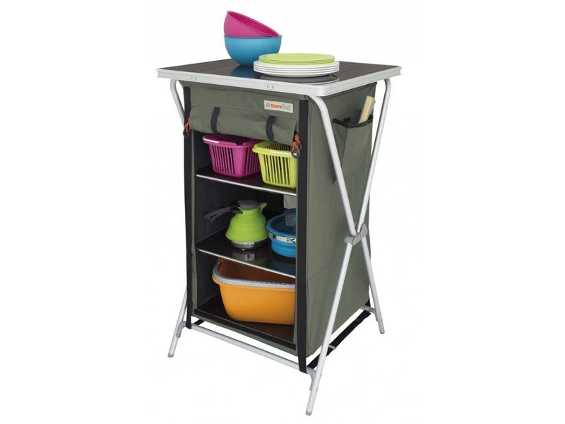 Eurotrail Opb.Kast Aubenas Klapkast Antraciet 4 Eurotrail Opb.Kast Aubenas Klapkast Antraciet - Afbeelding 2