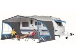 Dorema Caravanluifel Panorama -Winkel Caravanaccessoires dorema caravan luifel panorama antraciet blauw panorama 5