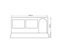 Eurotrail Canopy Room Bergen 440 9 Eurotrail Canopy Room Bergen 440 -Winkel Caravanaccessoires eurotrail bergen canopy room caravanstore 440 etct0163 3