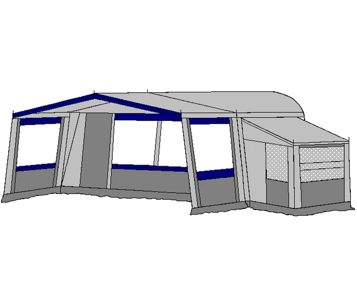 Te Velde Voortent De Vaart Standaard 310 Cm. 5 Te Velde Voortent De Vaart Standaard 310 Cm. - Afbeelding 3