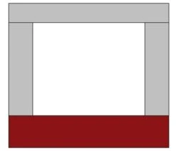 Te Velde Zijwand Voor Luifel 200 Cm 5 Kleuren -Winkel Caravanaccessoires tevelde caravan luifel zijwand 200 bordo9