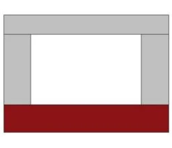 Te Velde Zijwand Voor Luifel 240 Cm 5 Kleuren -Winkel Caravanaccessoires tevelde caravan luifel zijwand 240 bordo6